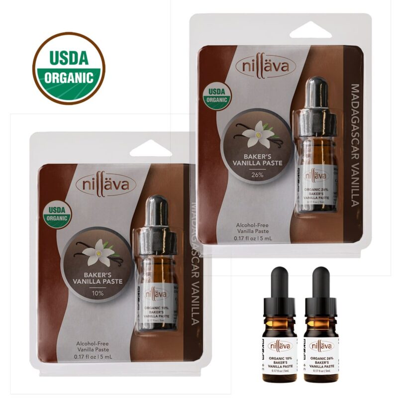 pureclear vanilla paste, organic, alcohol free